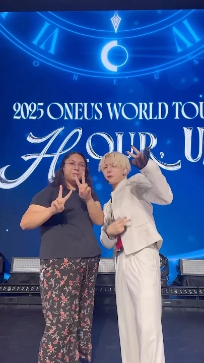 A moment captured by ONEUS's fan