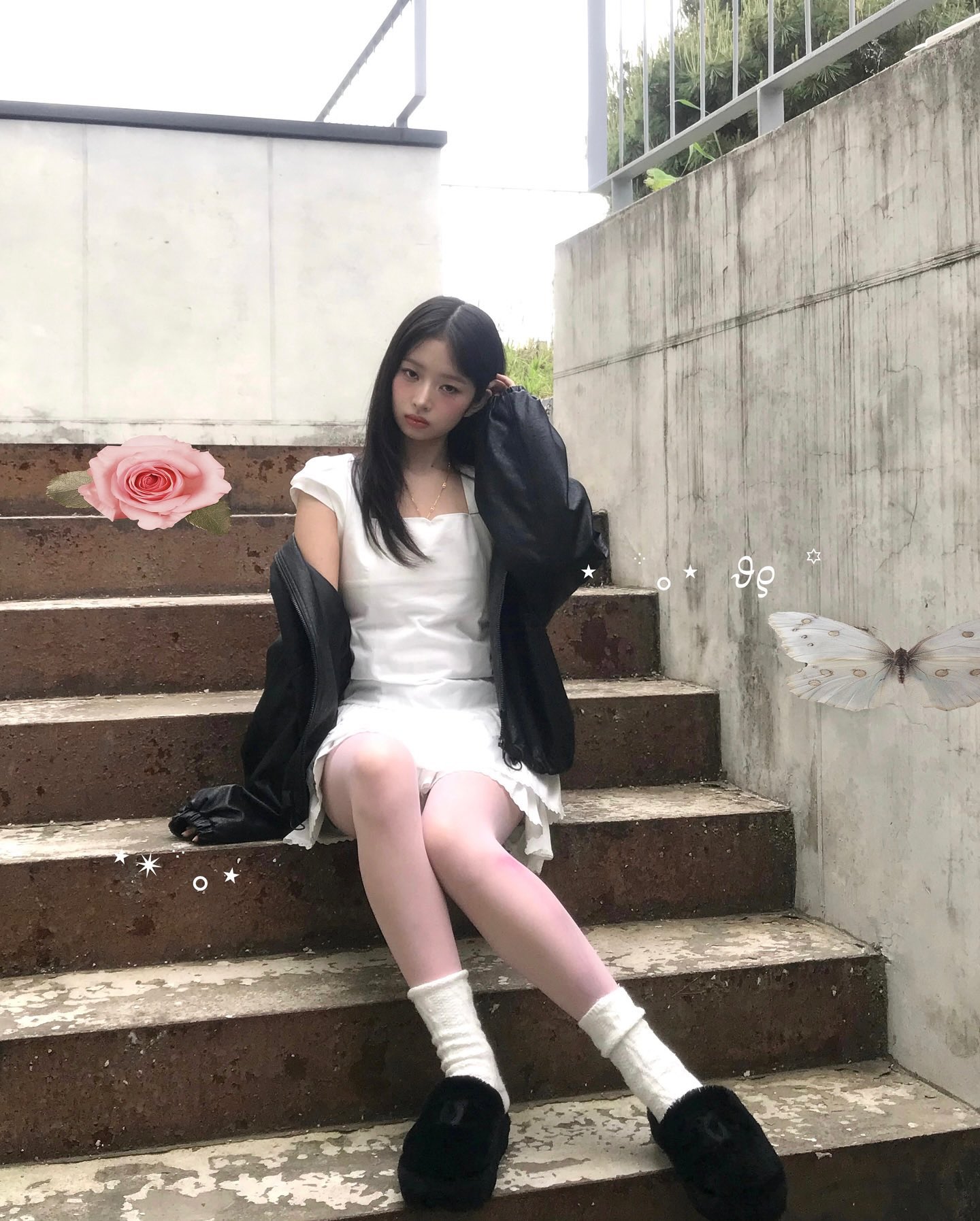 A moment captured by Rei (IVE)'s fan
