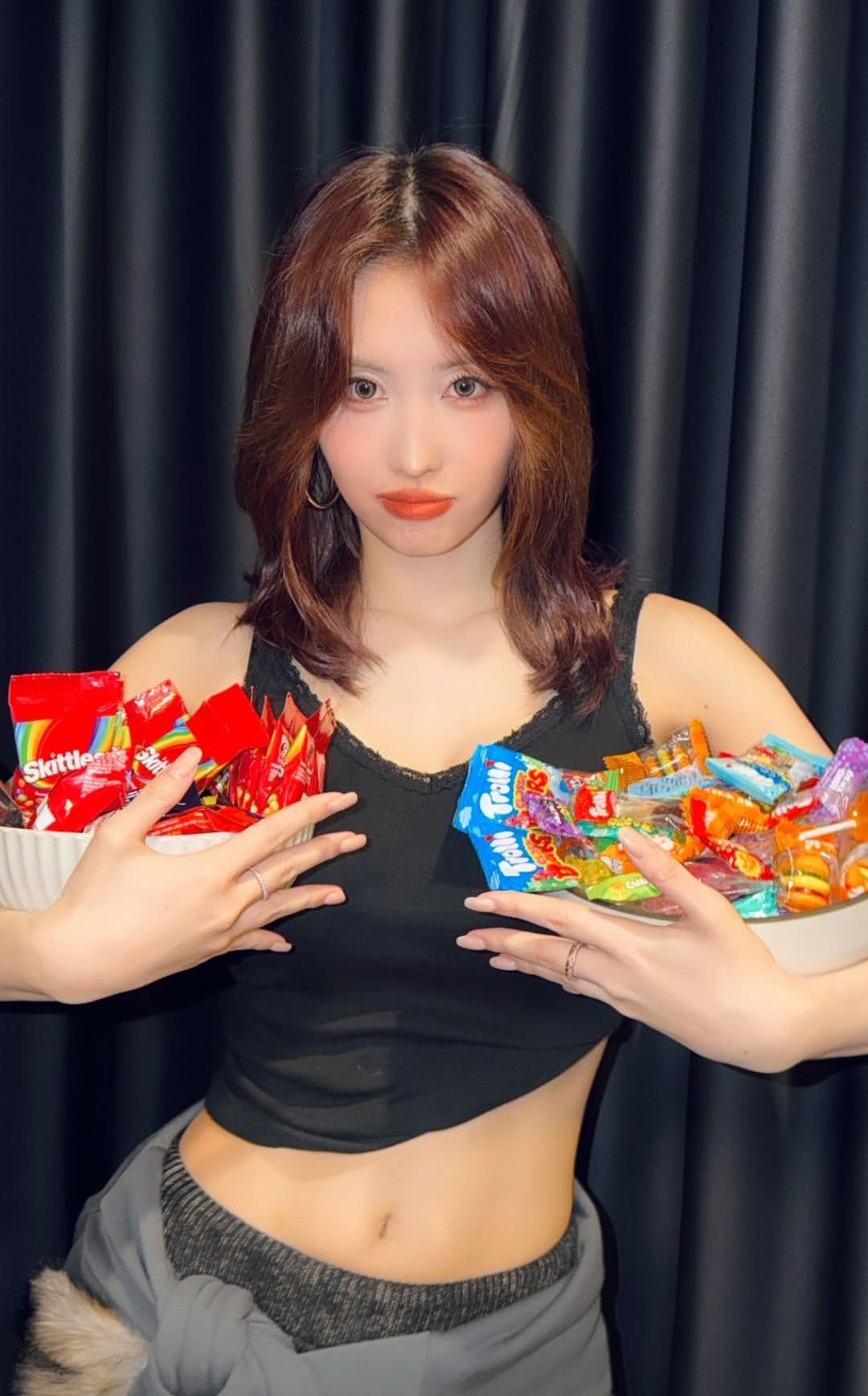 Momen yang diabadikan oleh penggemar Momo (TWICE)
