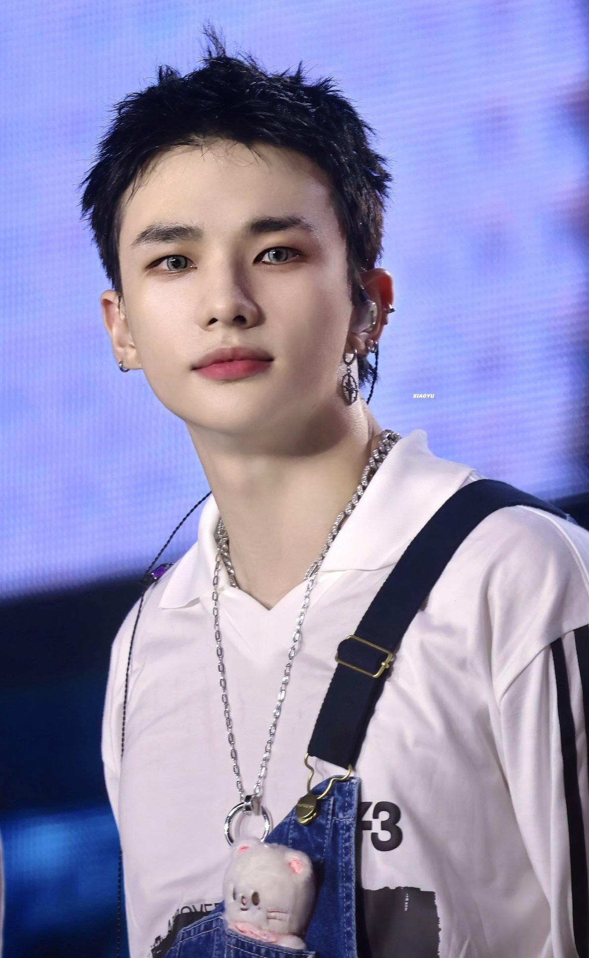 A moment captured by Hyunjin (Stray Kids)'s fan