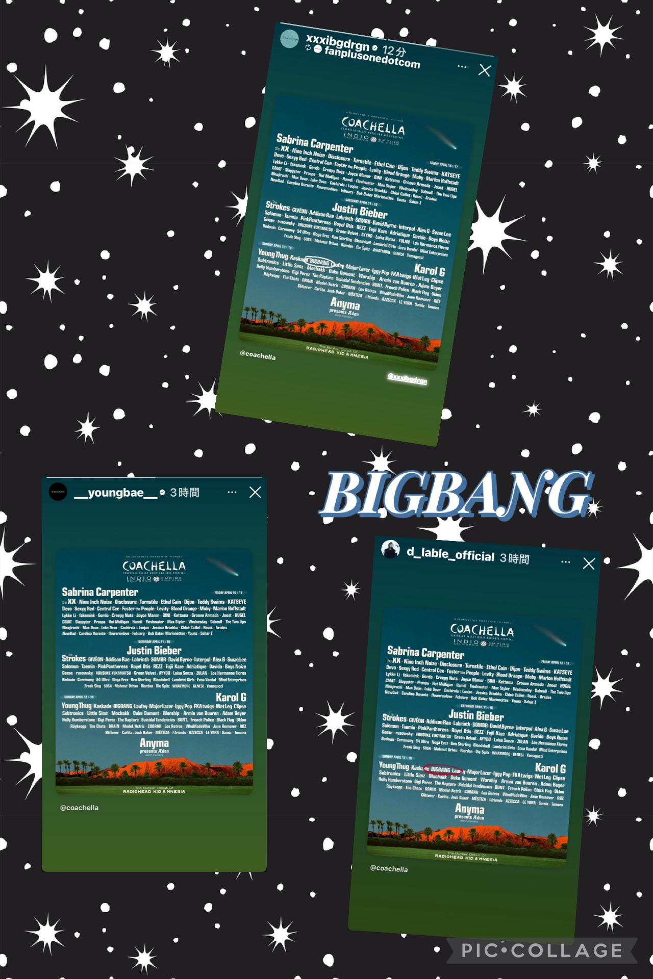 Behind-the-scenes cut of BIGBANG