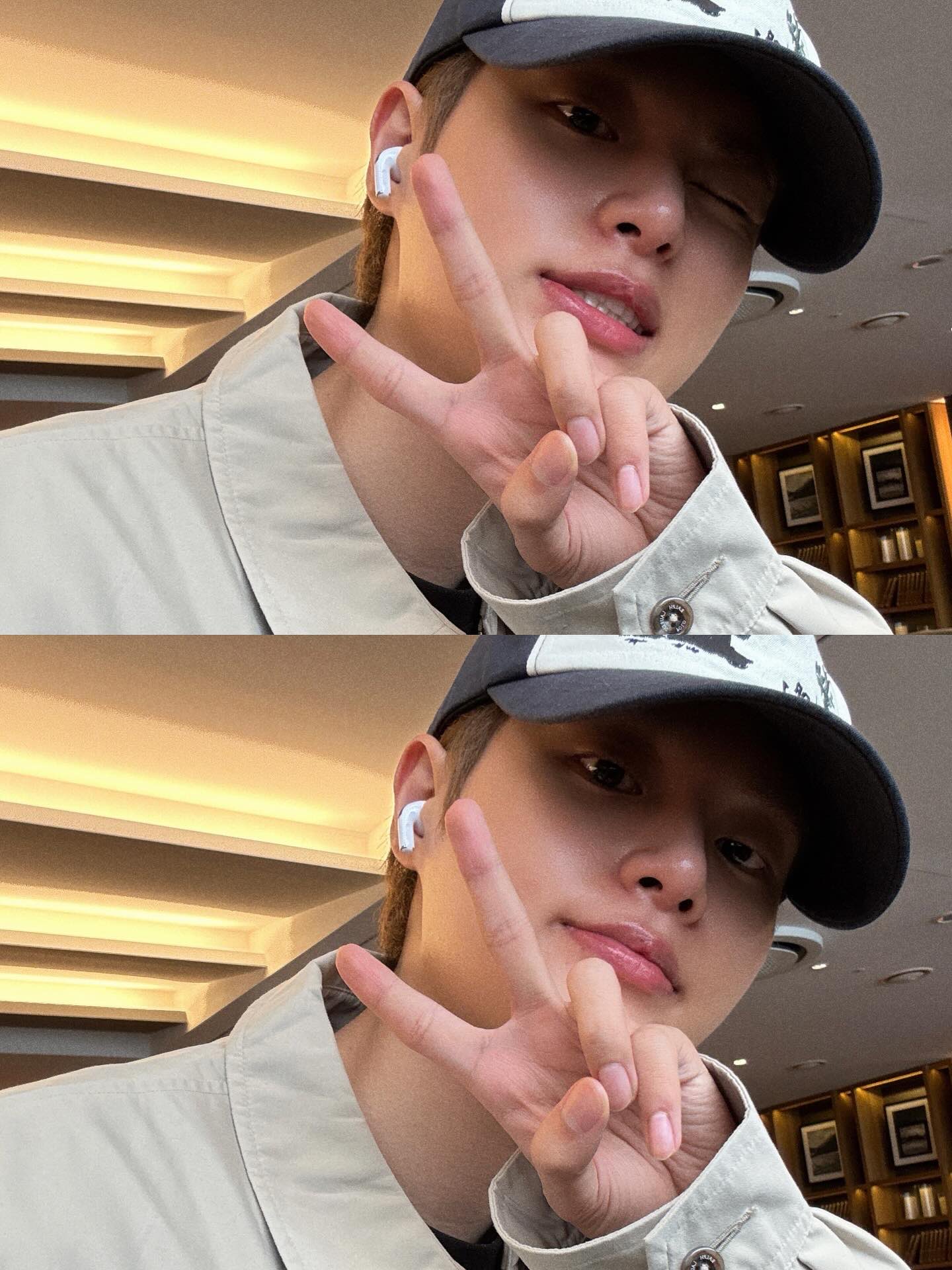 A moment captured by Lee Daehwi (AB6IX)'s fan