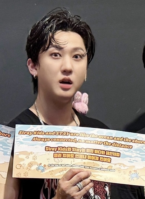 Momen yang diabadikan oleh penggemar Changbin (Stray Kids)