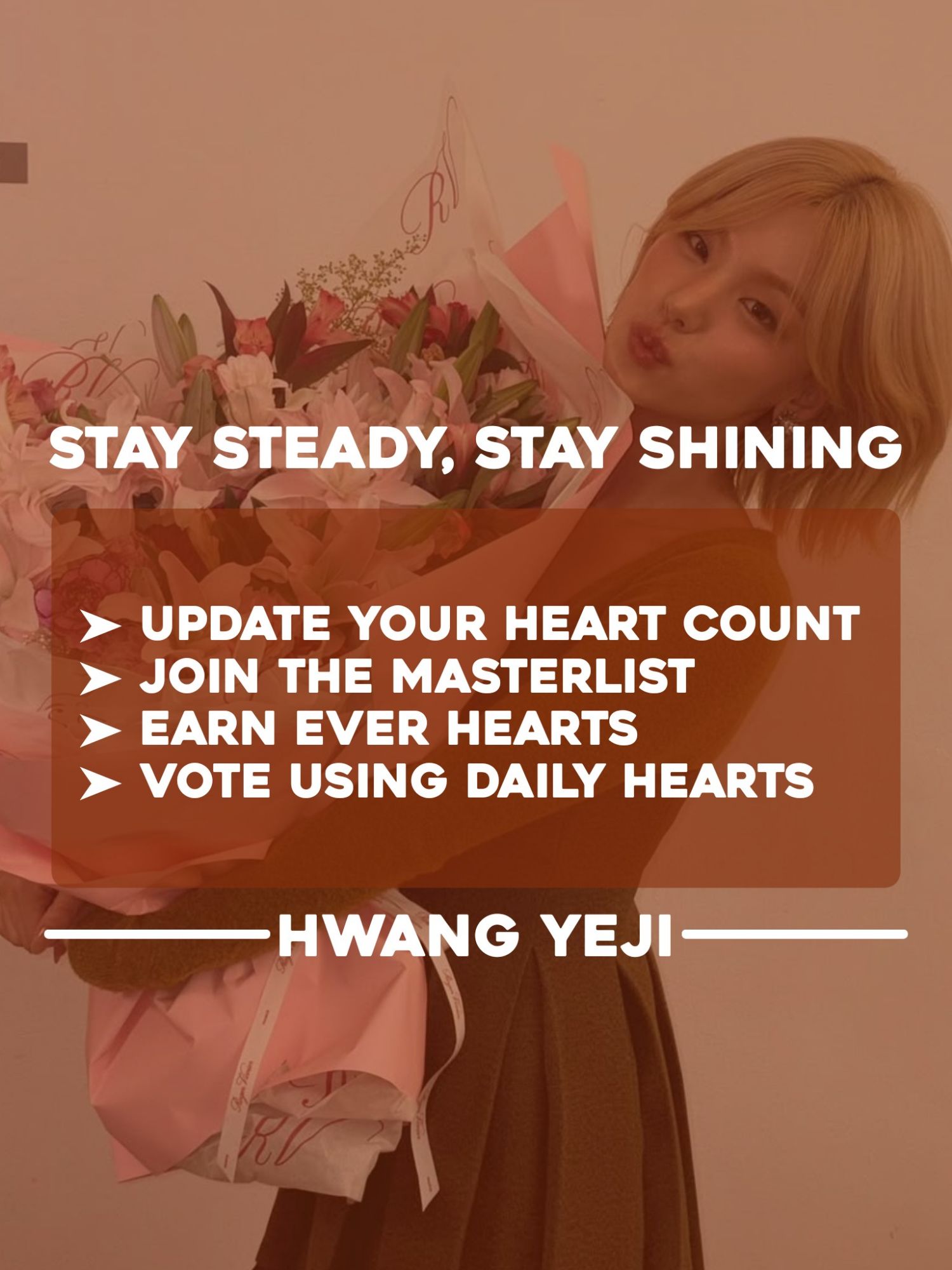 Recent activity shot of Yeji (ITZY)