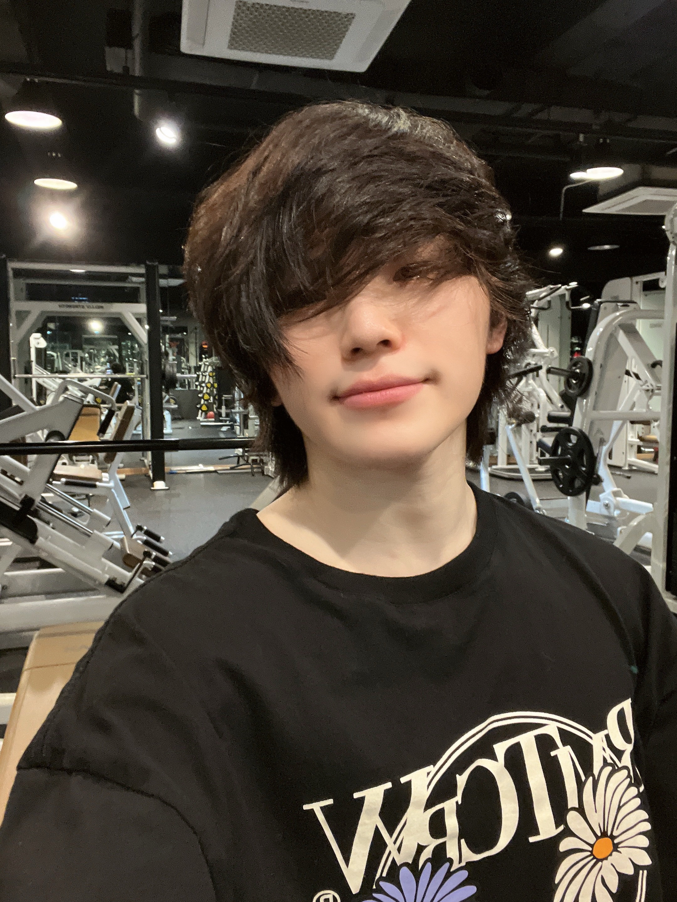 A moment captured by Woozi (SEVENTEEN)'s fan