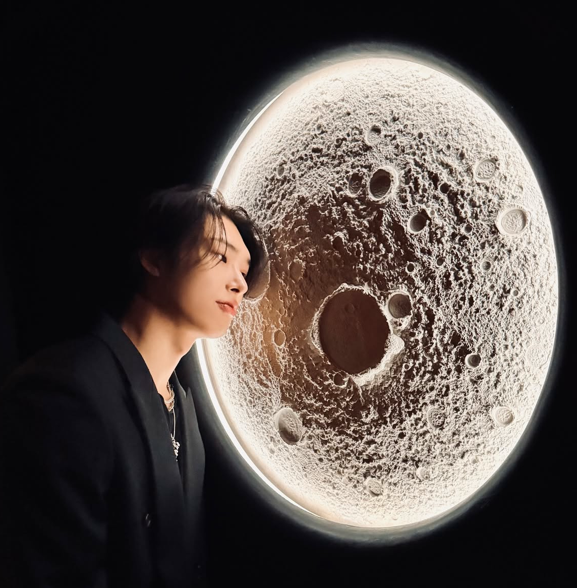 Recent activity shot of Mingi (ATEEZ)