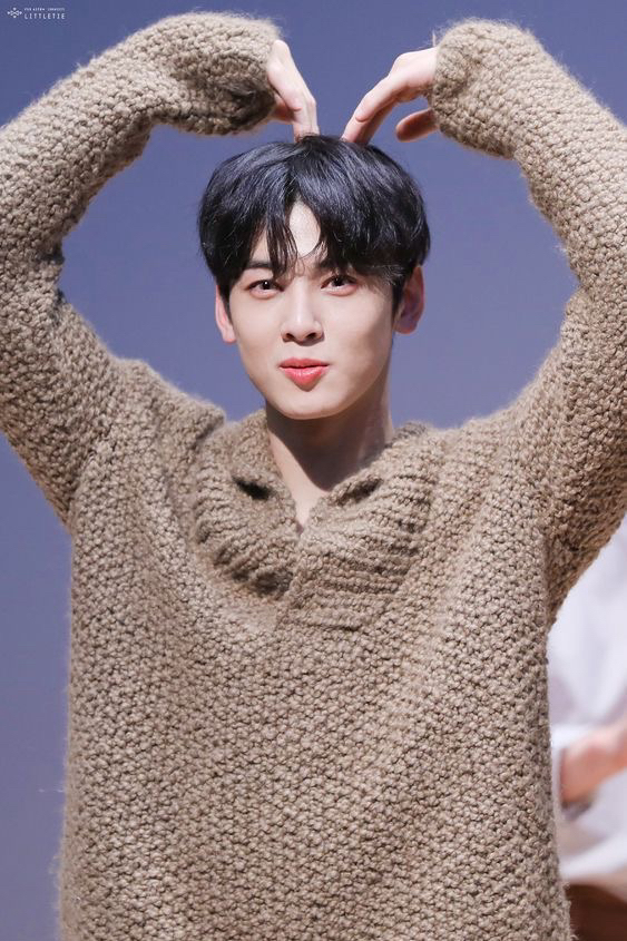 A moment captured by Eunwoo (ASTRO)'s fan