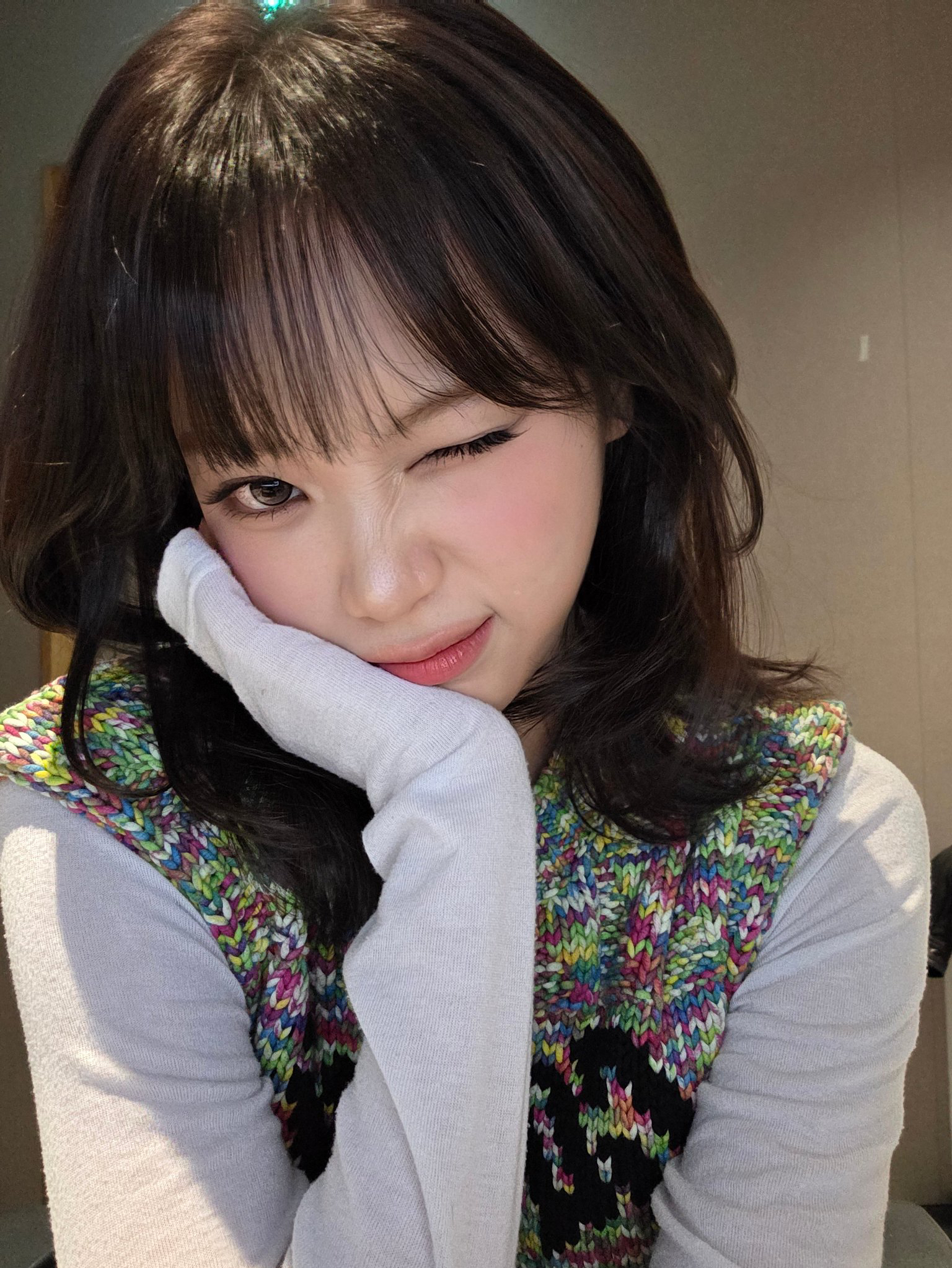 Recent activity shot of Kim Chaewon (LE SSERAFIM)