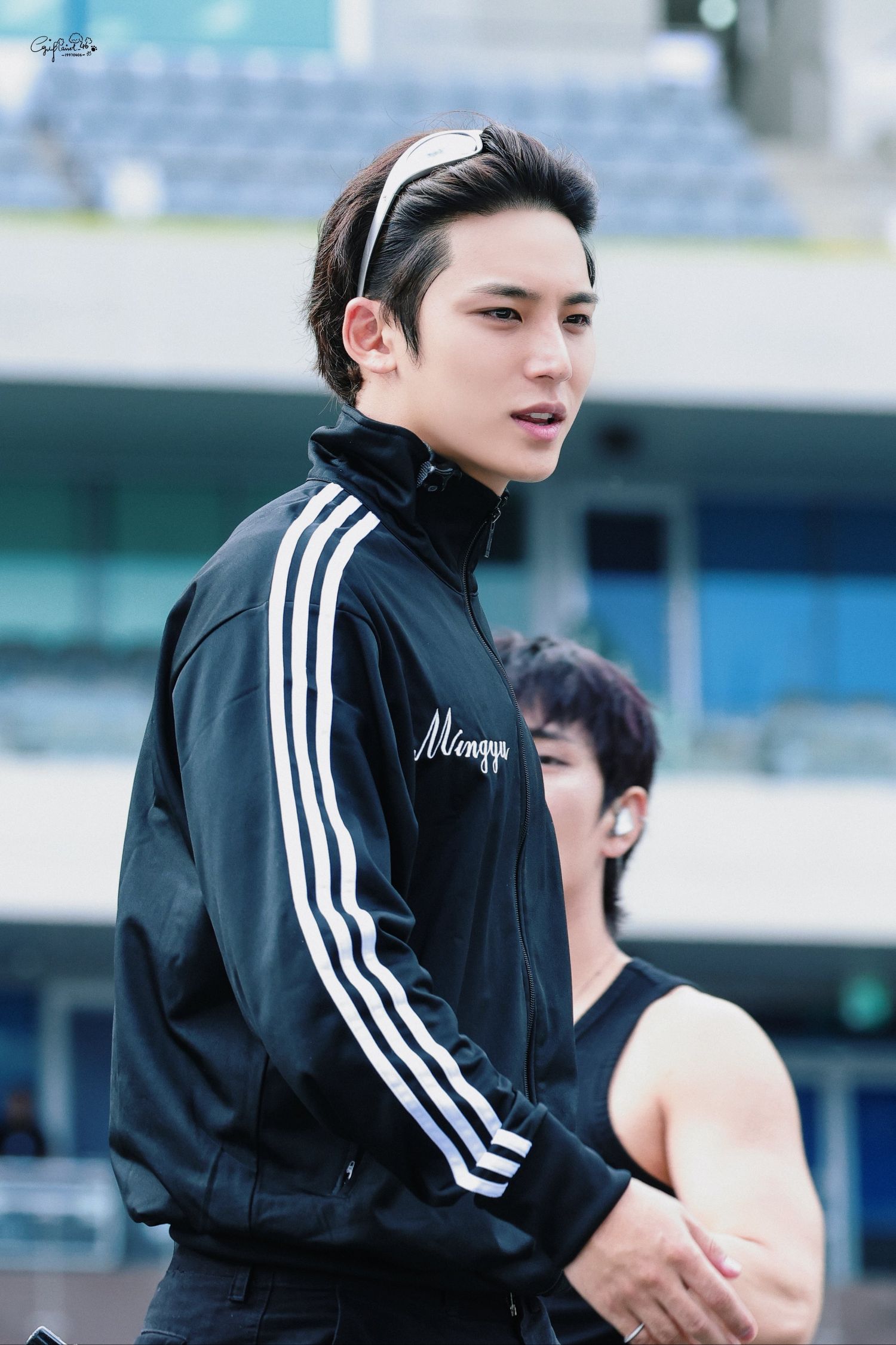 Recent activity shot of Mingyu (SEVENTEEN)