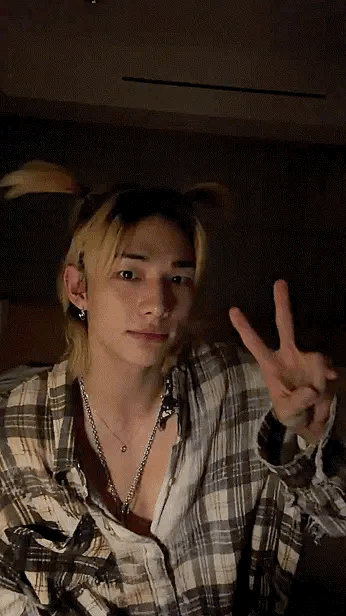 A moment captured by Hyunjin (Stray Kids)'s fan