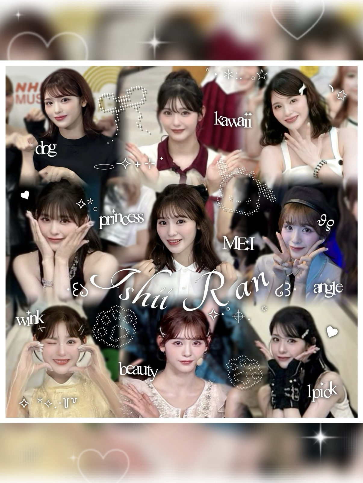 Behind-the-scenes cut of Ishii Ran (ME:I)