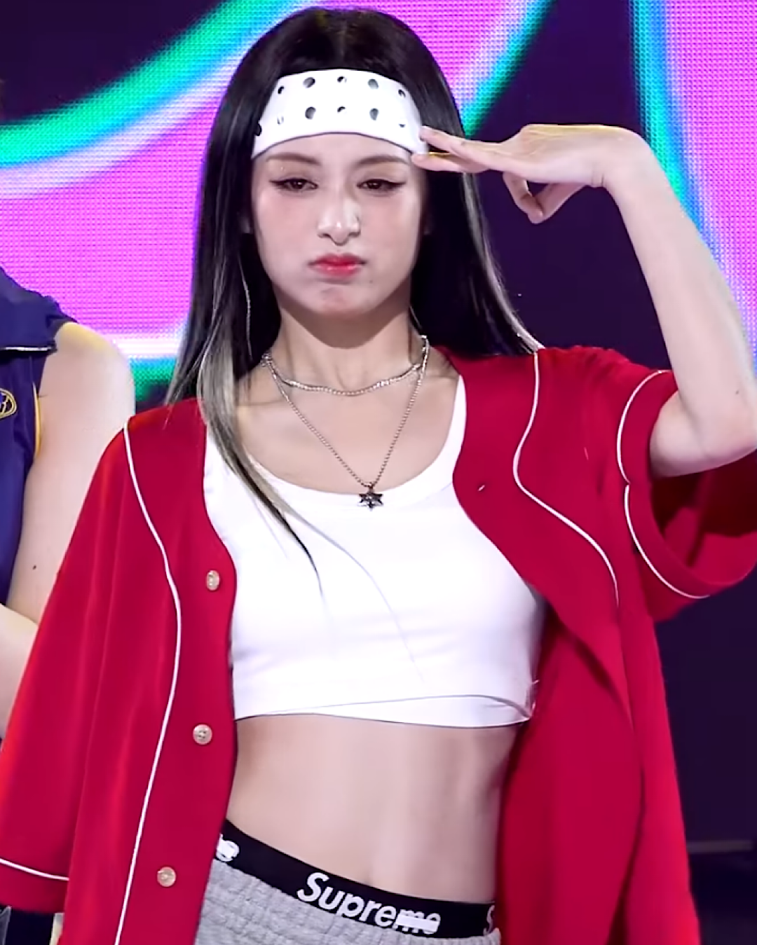 Behind-the-scenes cut of Ahyeon (BABYMONSTER)
