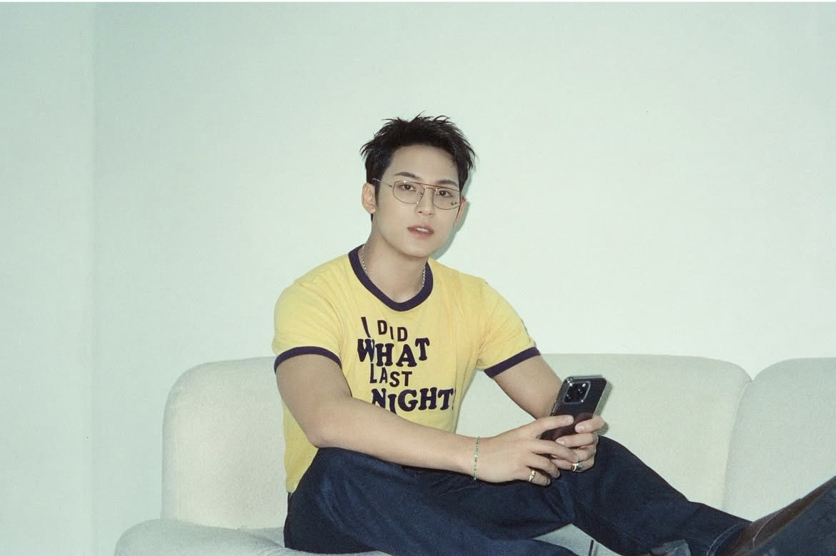 A moment captured by Mingyu (SEVENTEEN)'s fan