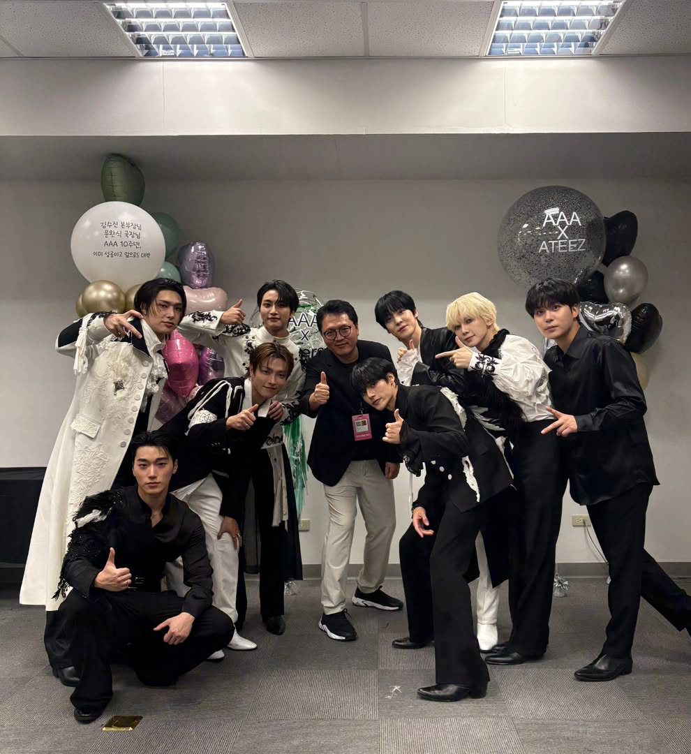 A moment captured by Seonghwa (ATEEZ)'s fan