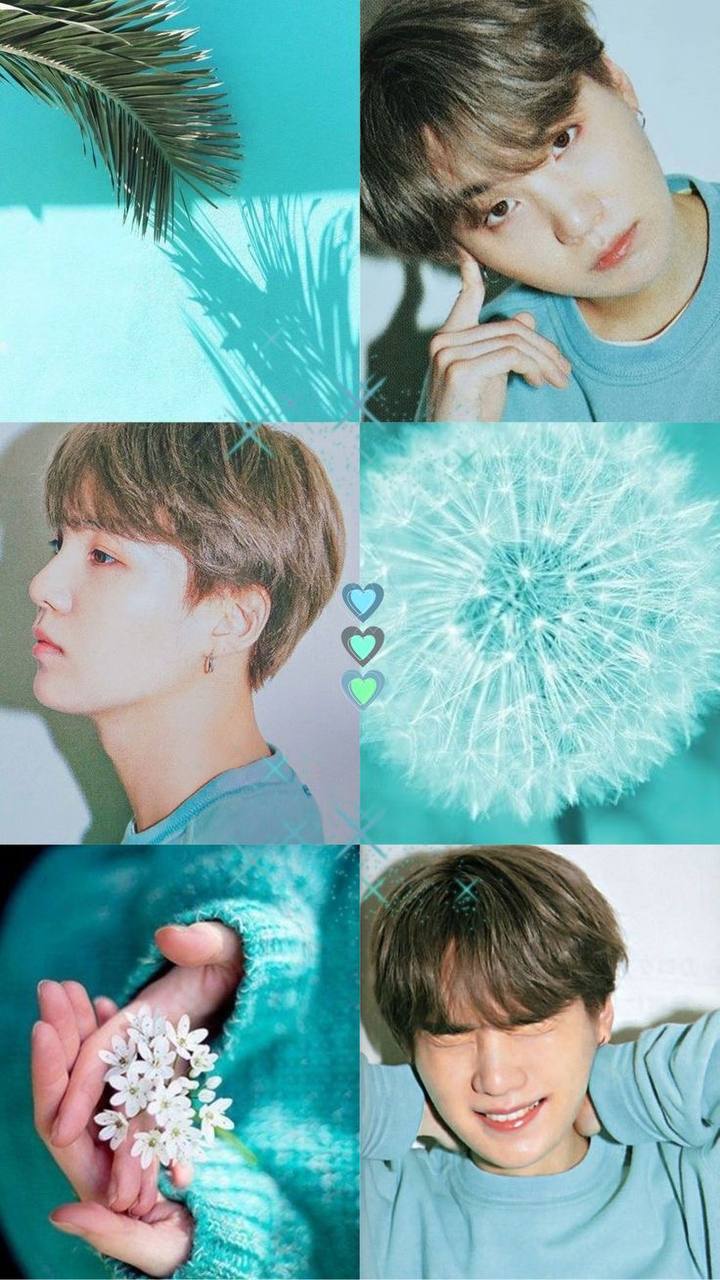A heartfelt wallpaper shared by SUGA (BTS)'s fans