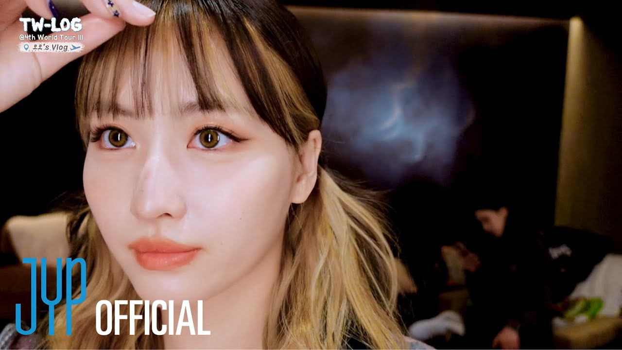 Recent activity shot of Momo (TWICE)