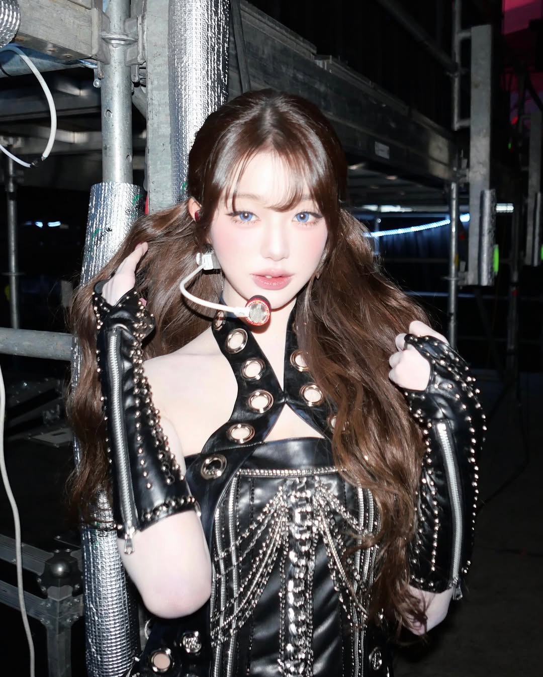 A moment captured by Jang Wonyoung (IVE)'s fan