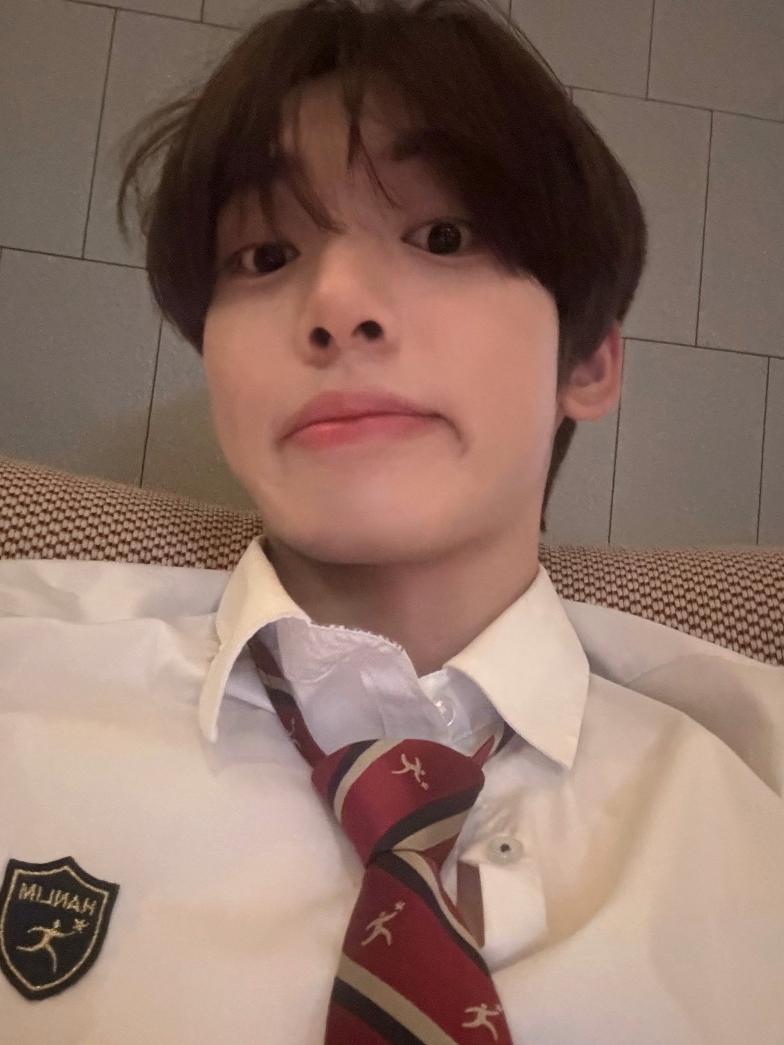 A moment captured by Han Yujin (ZEROBASEONE)'s fan