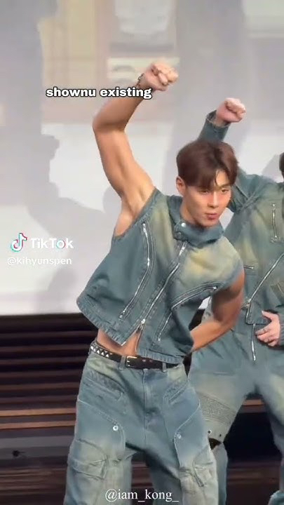 Behind-the-scenes cut of Shownu (MONSTA X)