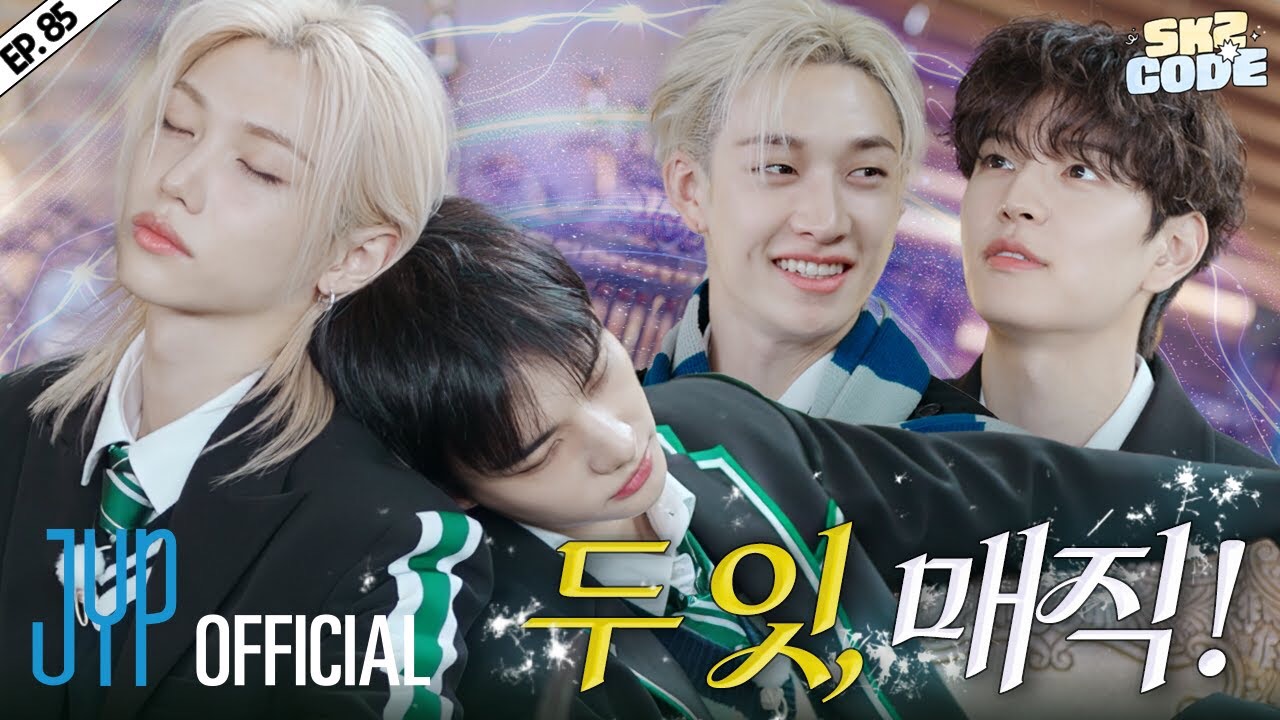 A moment captured by Stray Kids's fan