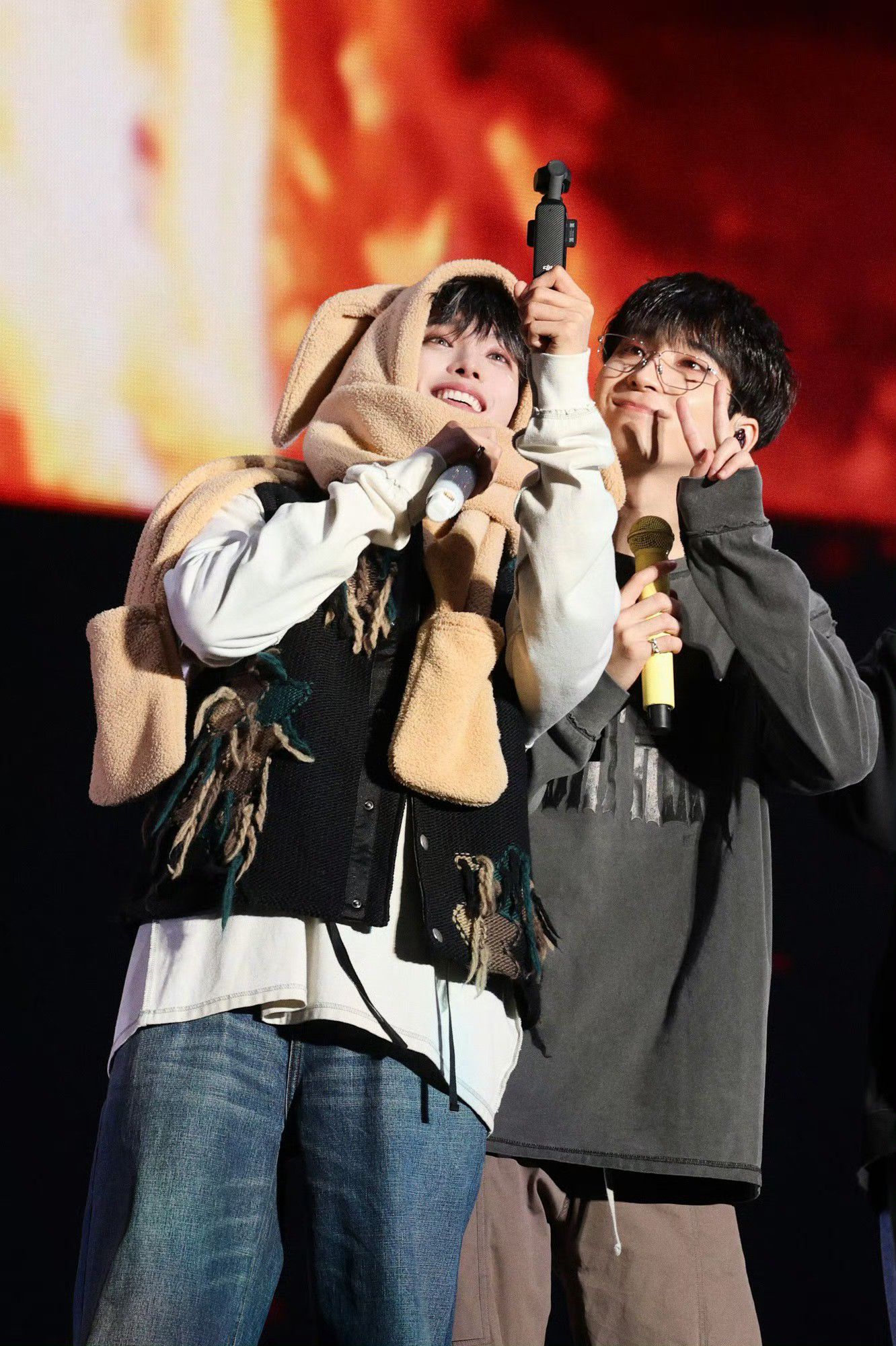 A moment captured by Wonwoo (SEVENTEEN)'s fan