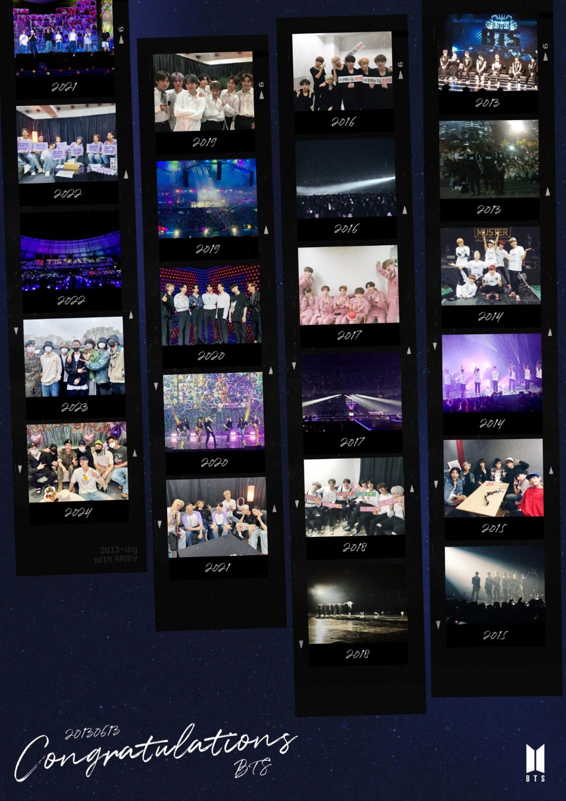 Momen yang diabadikan oleh penggemar BTS