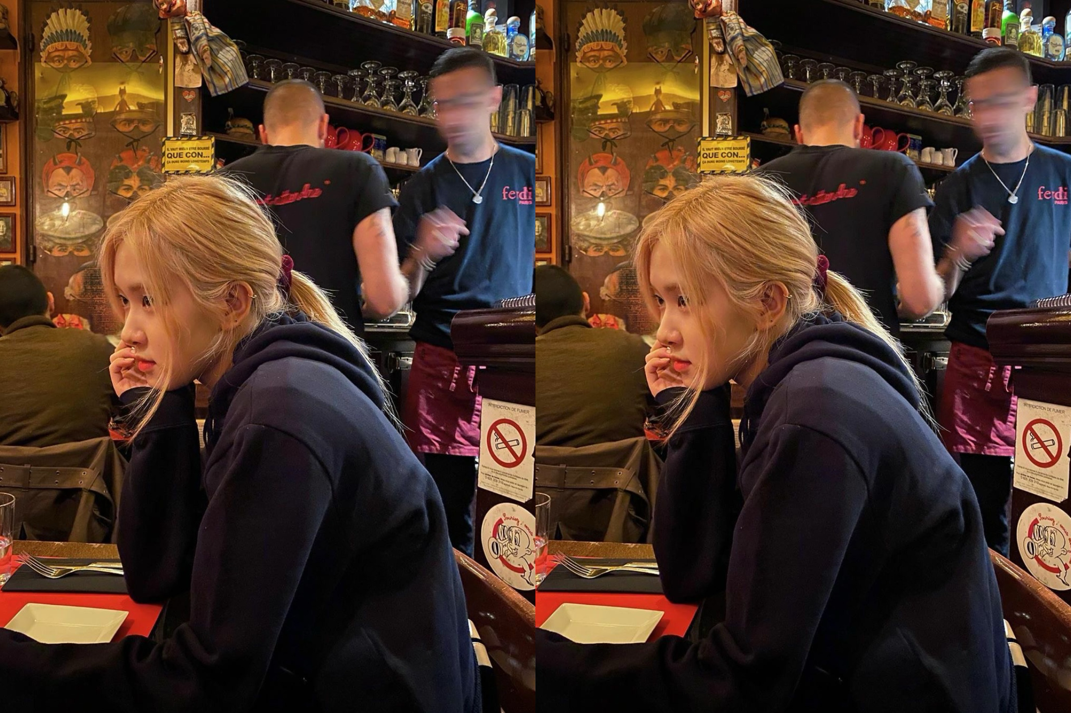 A moment captured by ROSÉ (BLACKPINK)'s fan