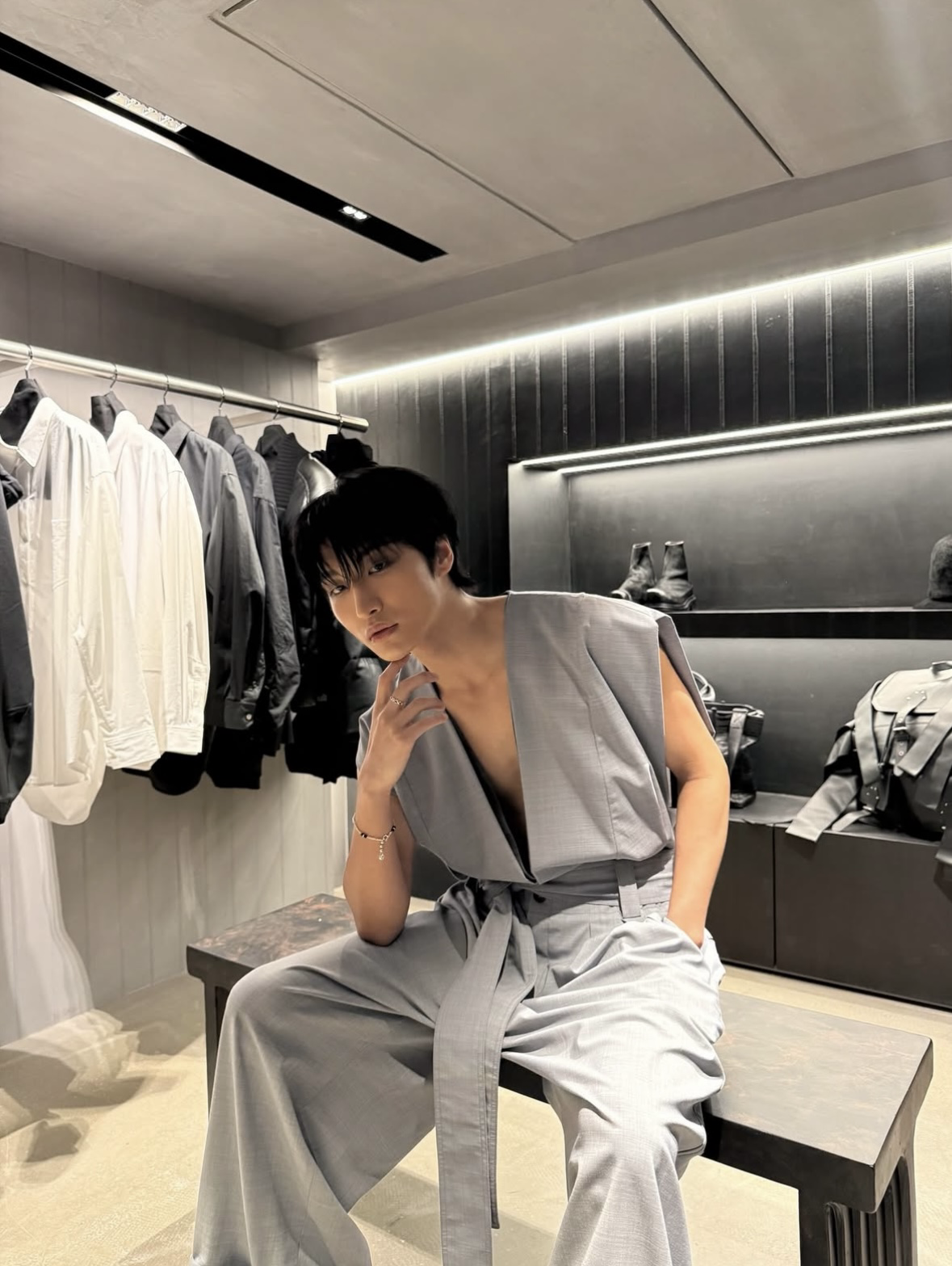 A moment captured by Seonghwa (ATEEZ)'s fan