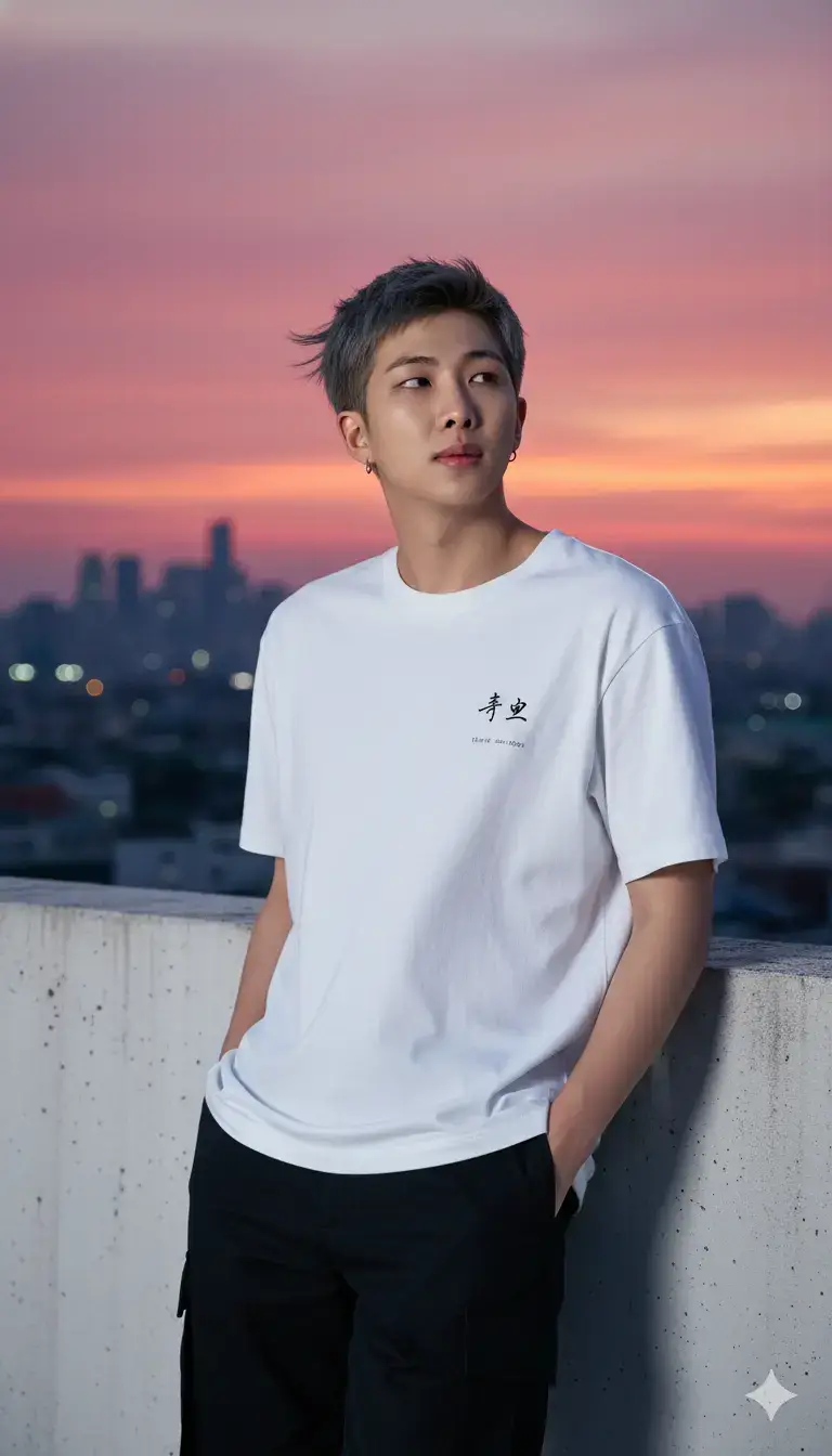 Fan-made special wallpaper for RM (BTS)