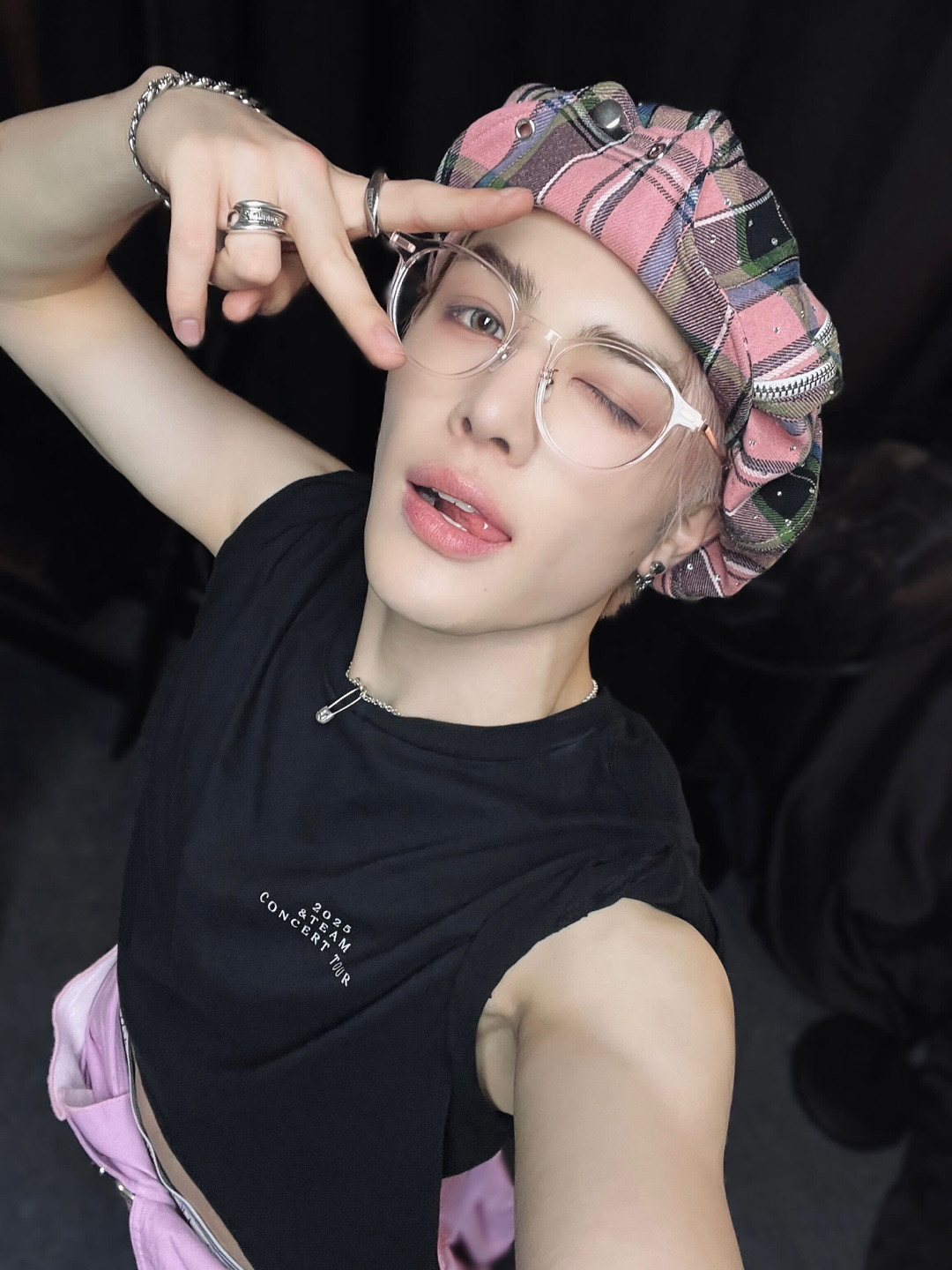 Maki (&TEAM)粉絲拍下的瞬間