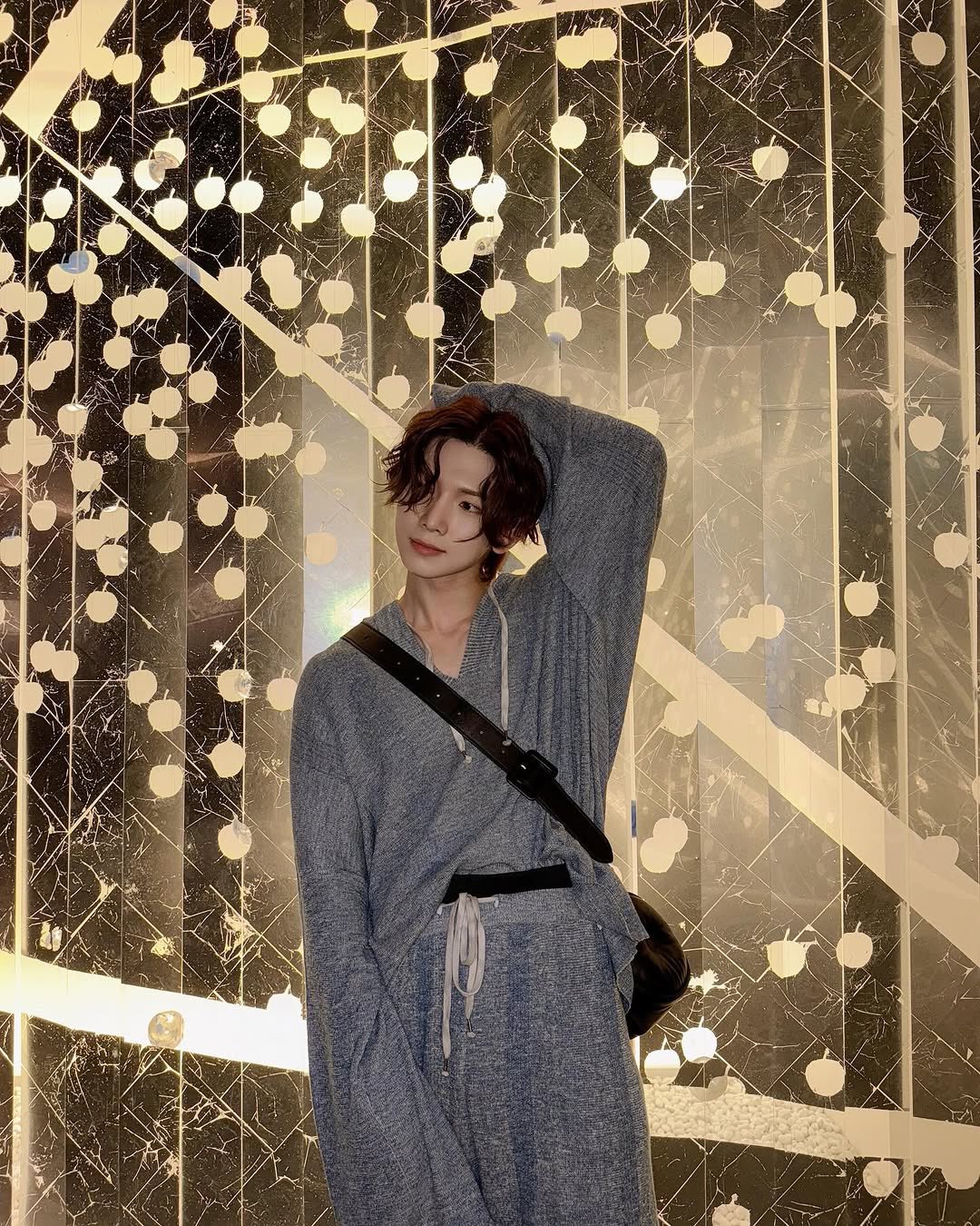 Recent activity shot of Yeosang (ATEEZ)