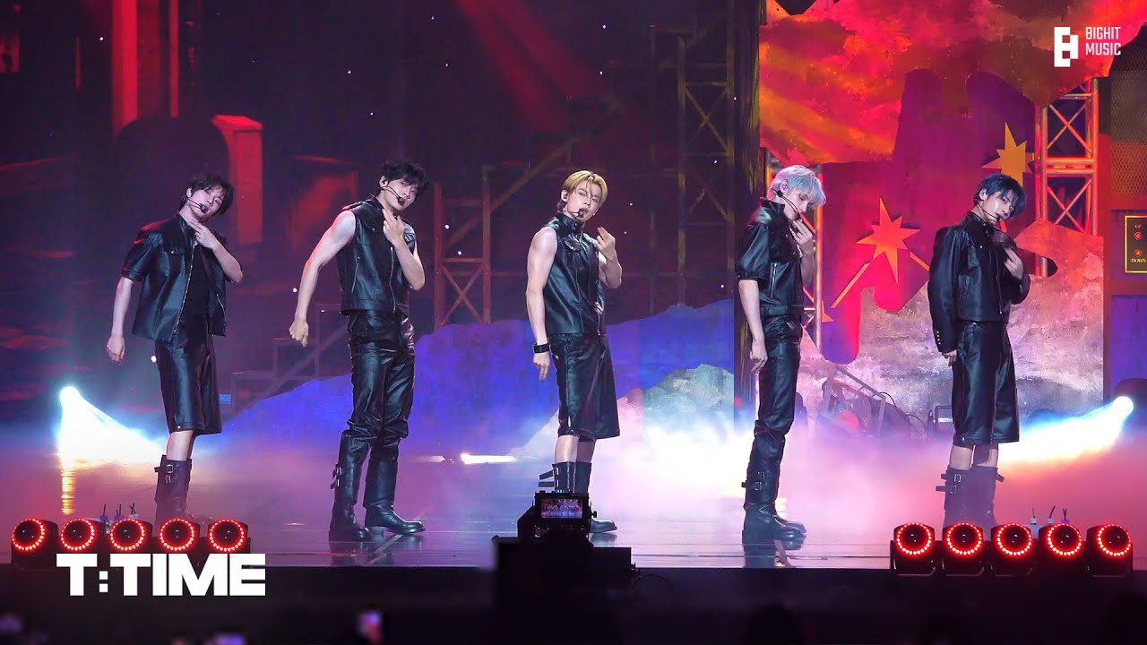 A moment captured by TOMORROW X TOGETHER's fan