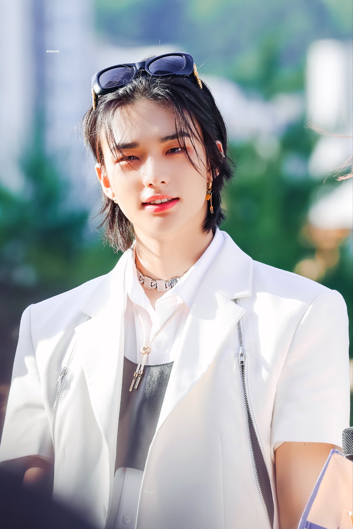 A moment captured by Hyunjin (Stray Kids)'s fan