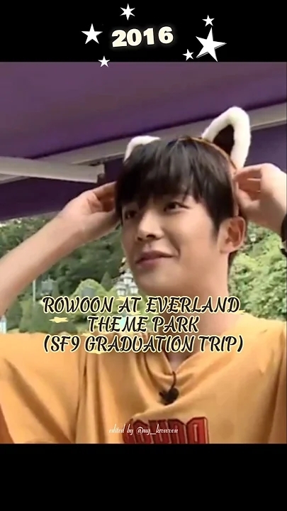 Behind-the-scenes cut of Rowoon