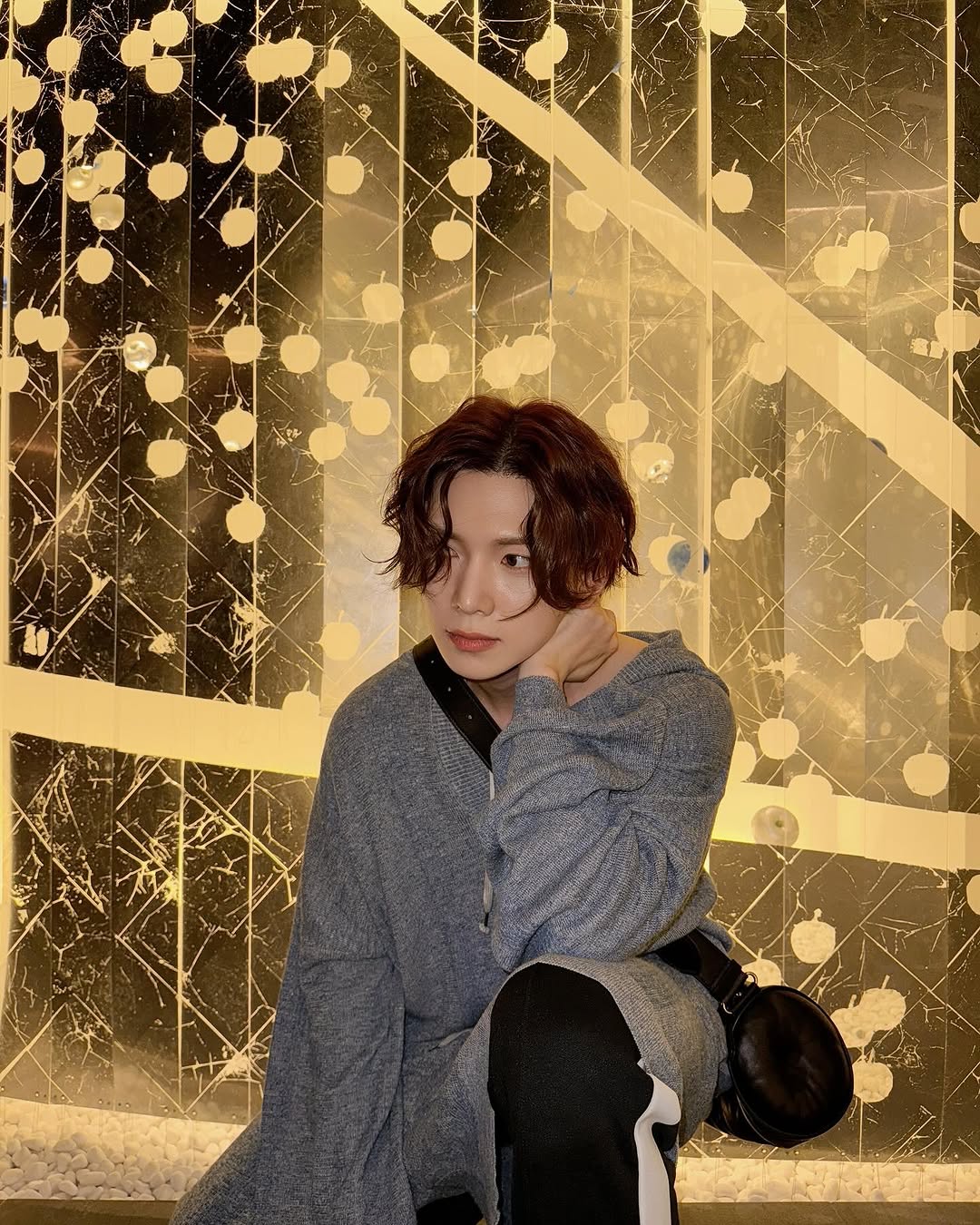 Recent activity shot of Yeosang (ATEEZ)