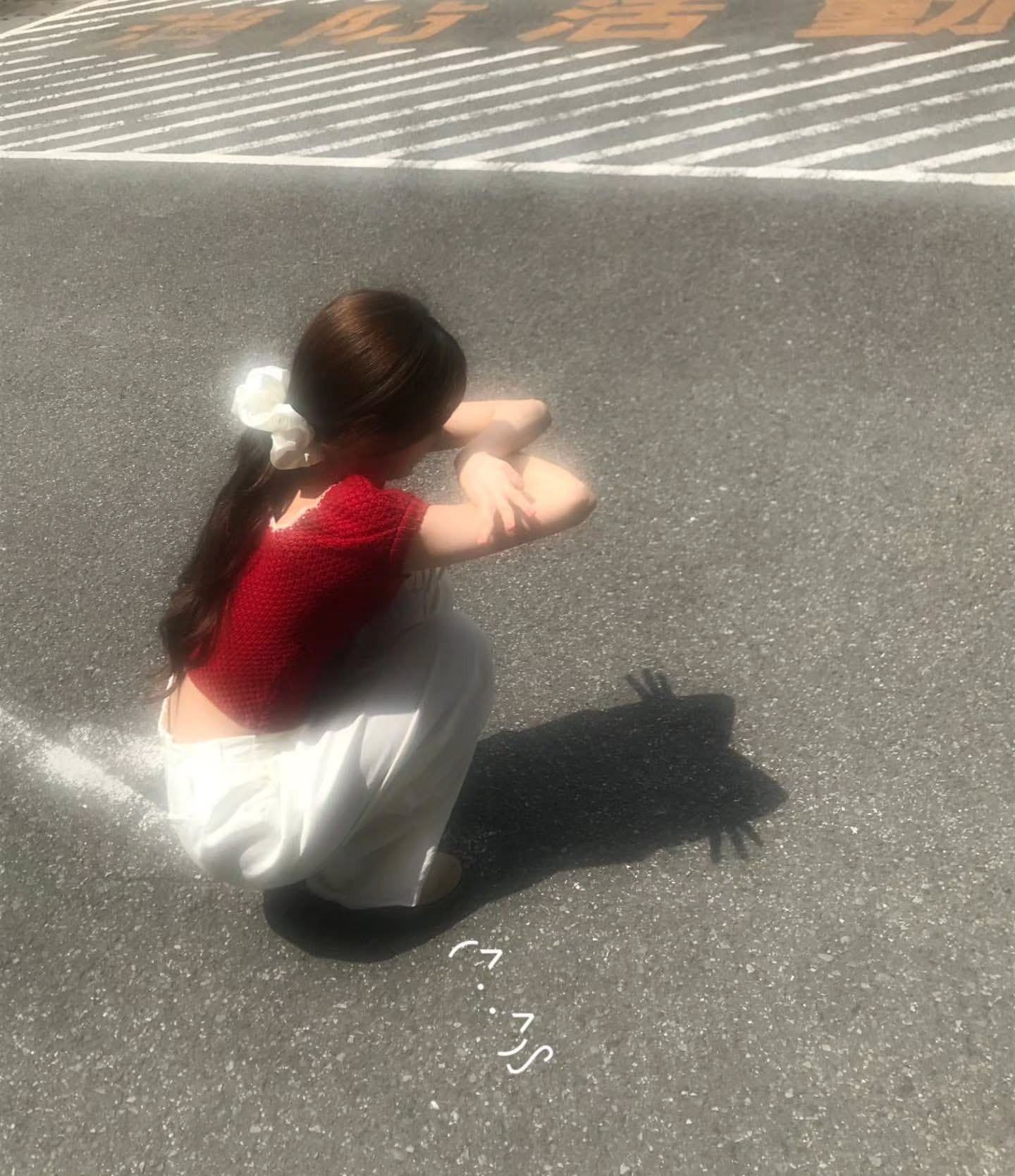 Recent activity shot of Hong Eunchae (LE SSERAFIM)