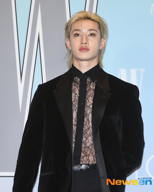 A moment captured by Bang Chan (Stray Kids)'s fan