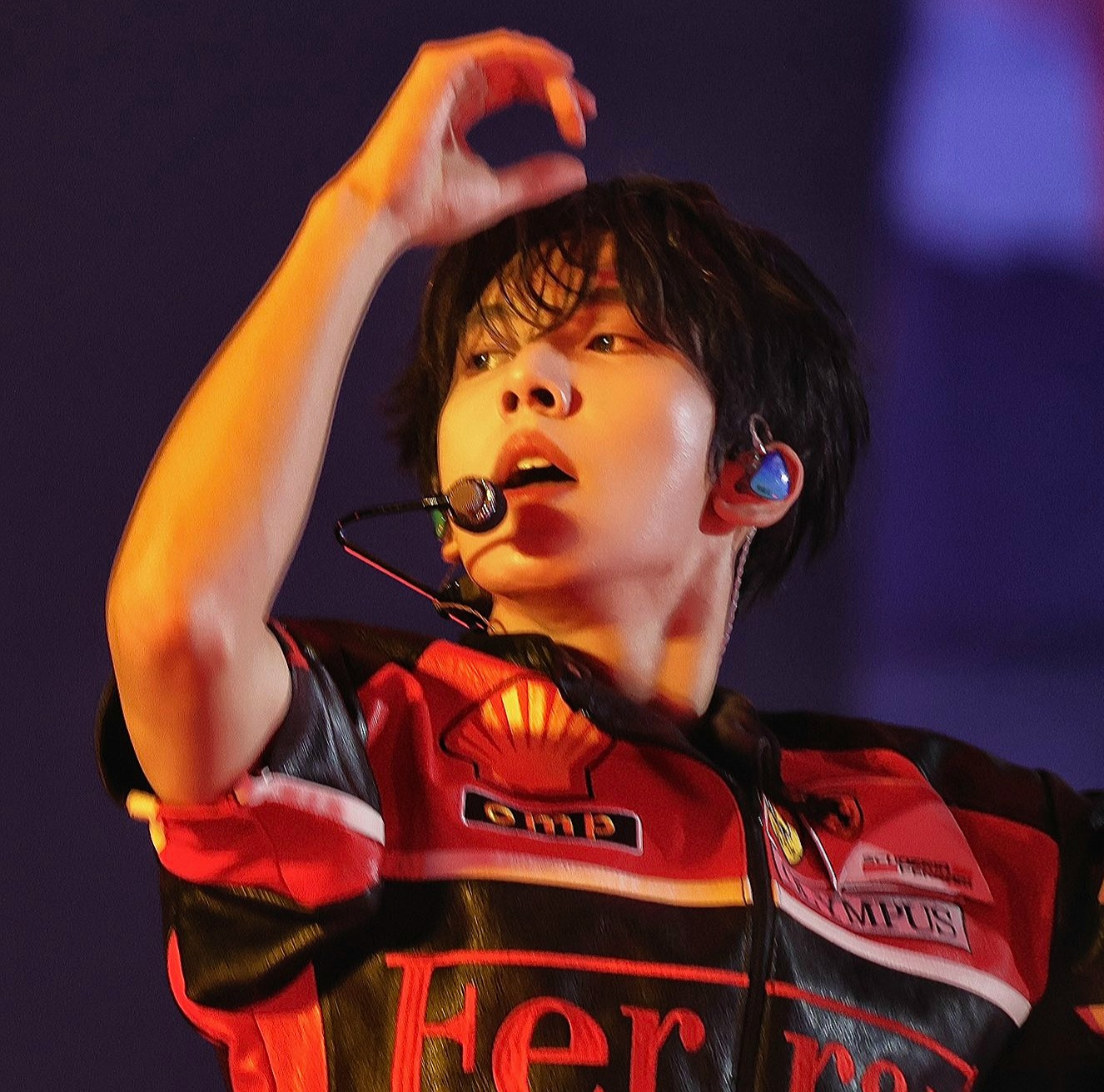 A moment captured by Han Yujin (ZEROBASEONE)'s fan