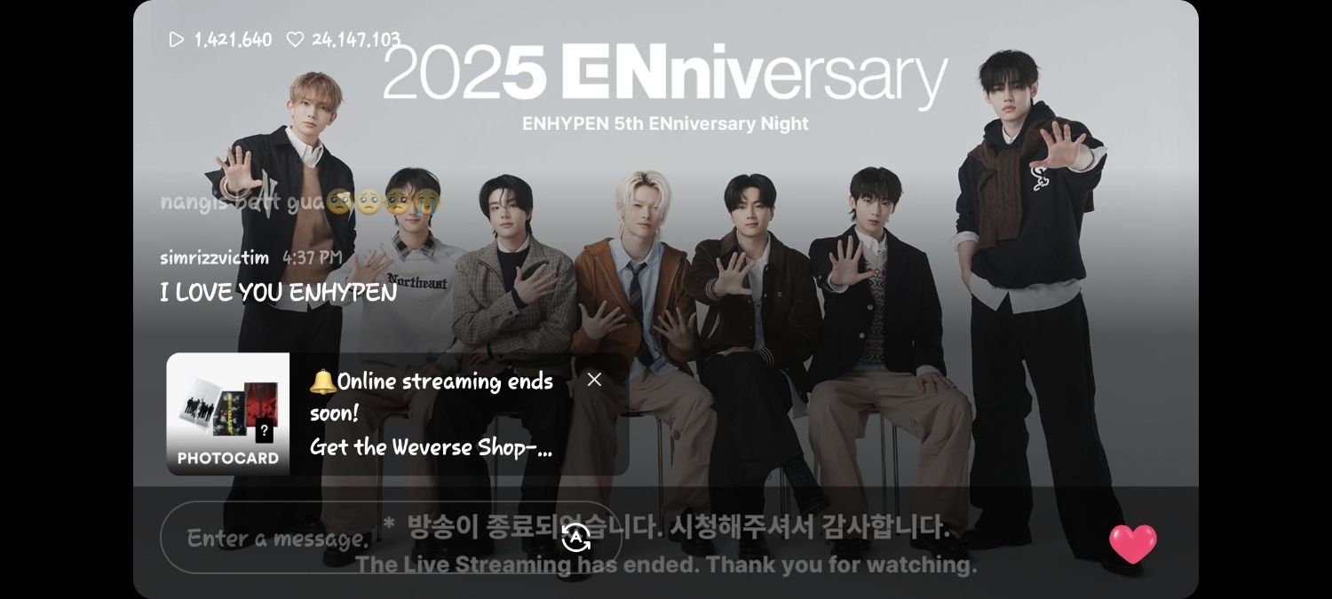 ENHYPENの最近の活動写真