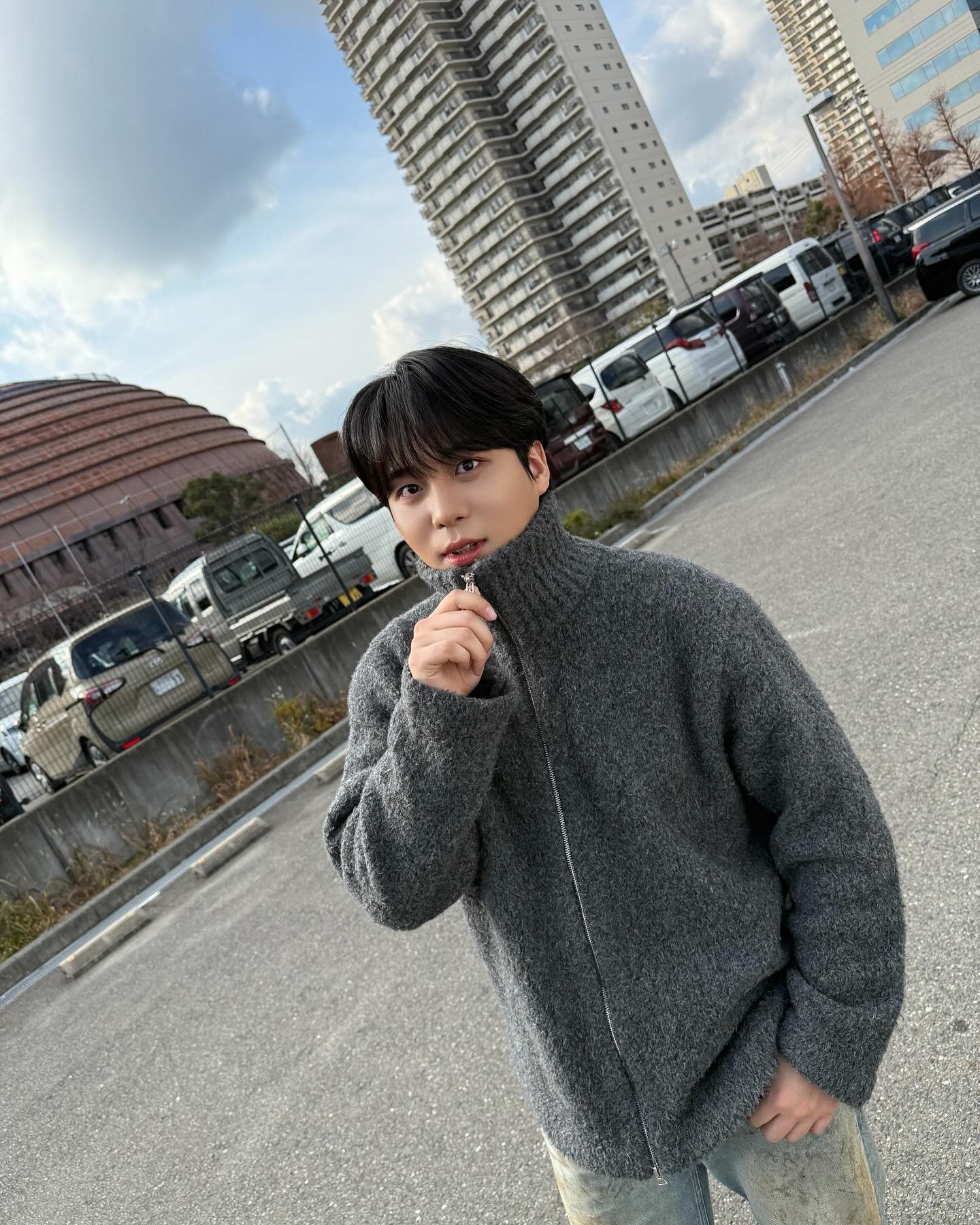 A moment captured by Jongho (ATEEZ)'s fan