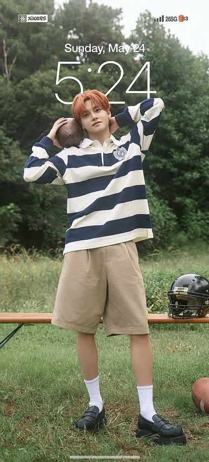 A heartfelt wallpaper shared by Junmin (Xikers)'s fans