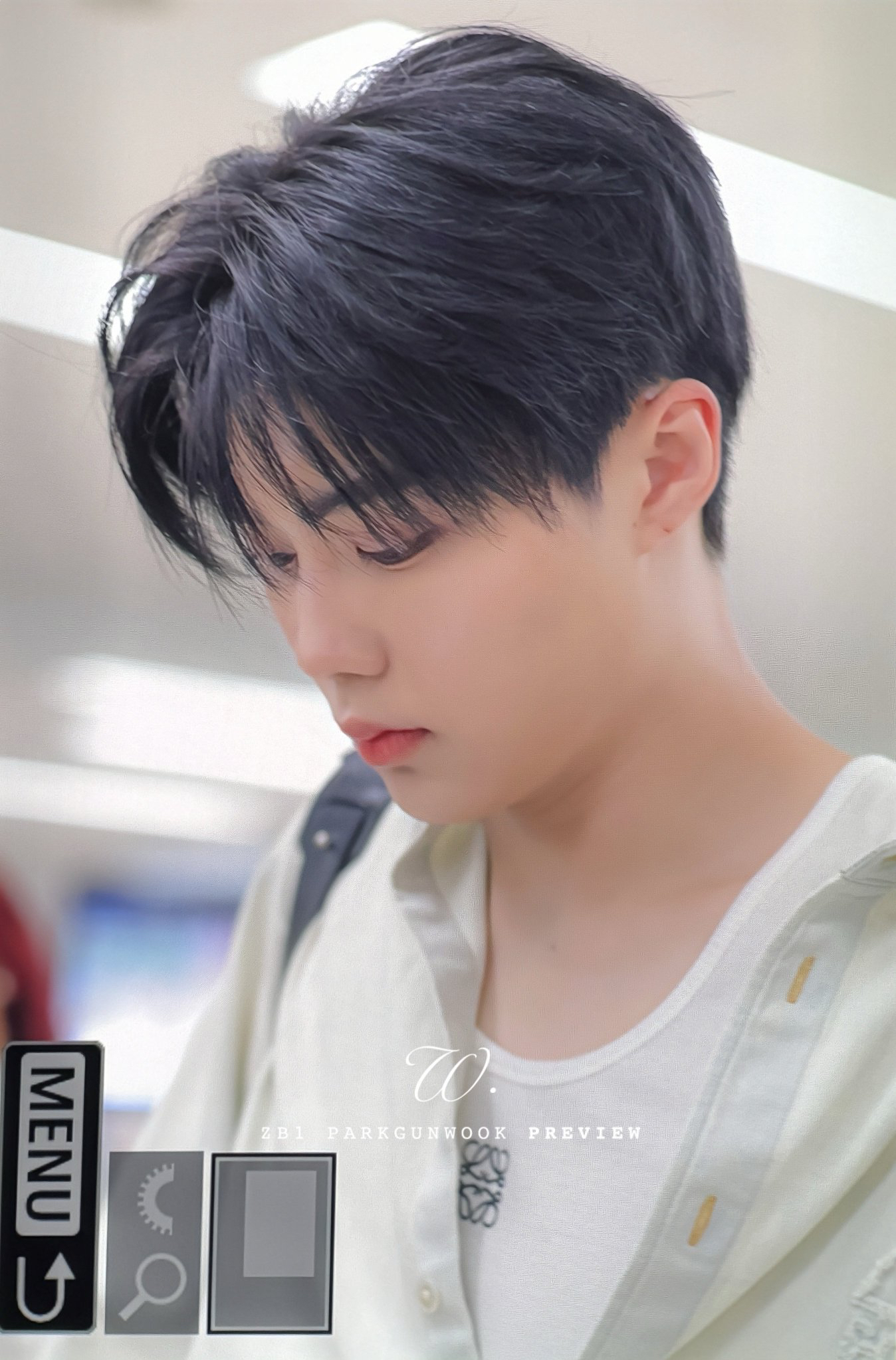 Behind-the-scenes cut of Park Gunwook (ZEROBASEONE)