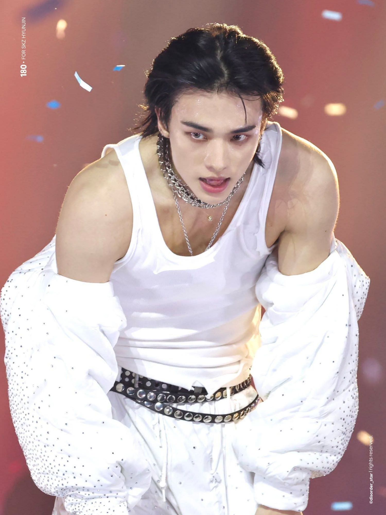 A moment captured by Hyunjin (Stray Kids)'s fan