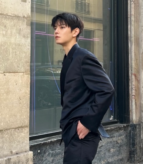 Recent activity shot of Seungmin (Stray Kids)