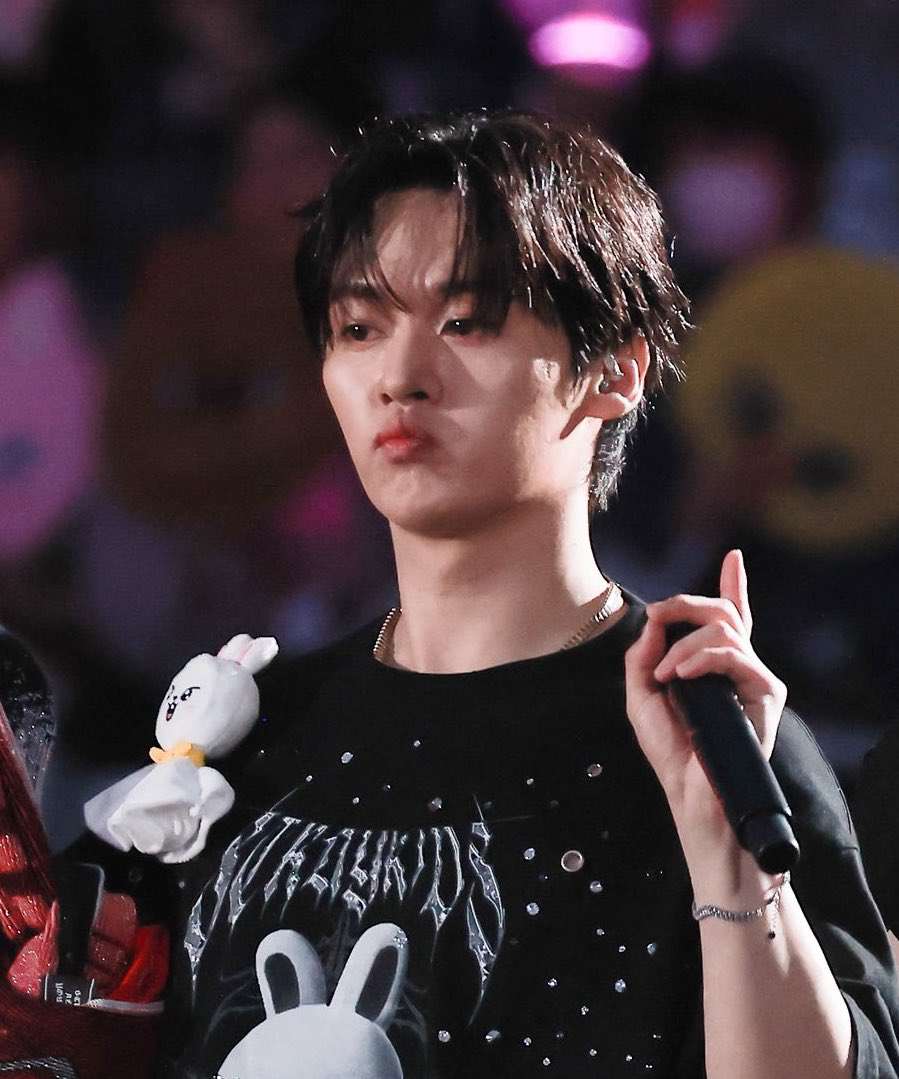 Recent activity shot of Lee Know (Stray Kids)
