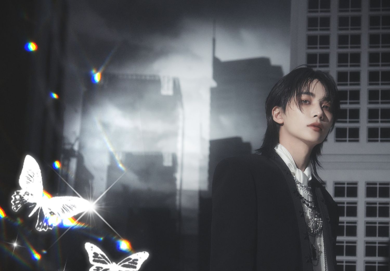 A moment captured by Jeonghan (SEVENTEEN)'s fan