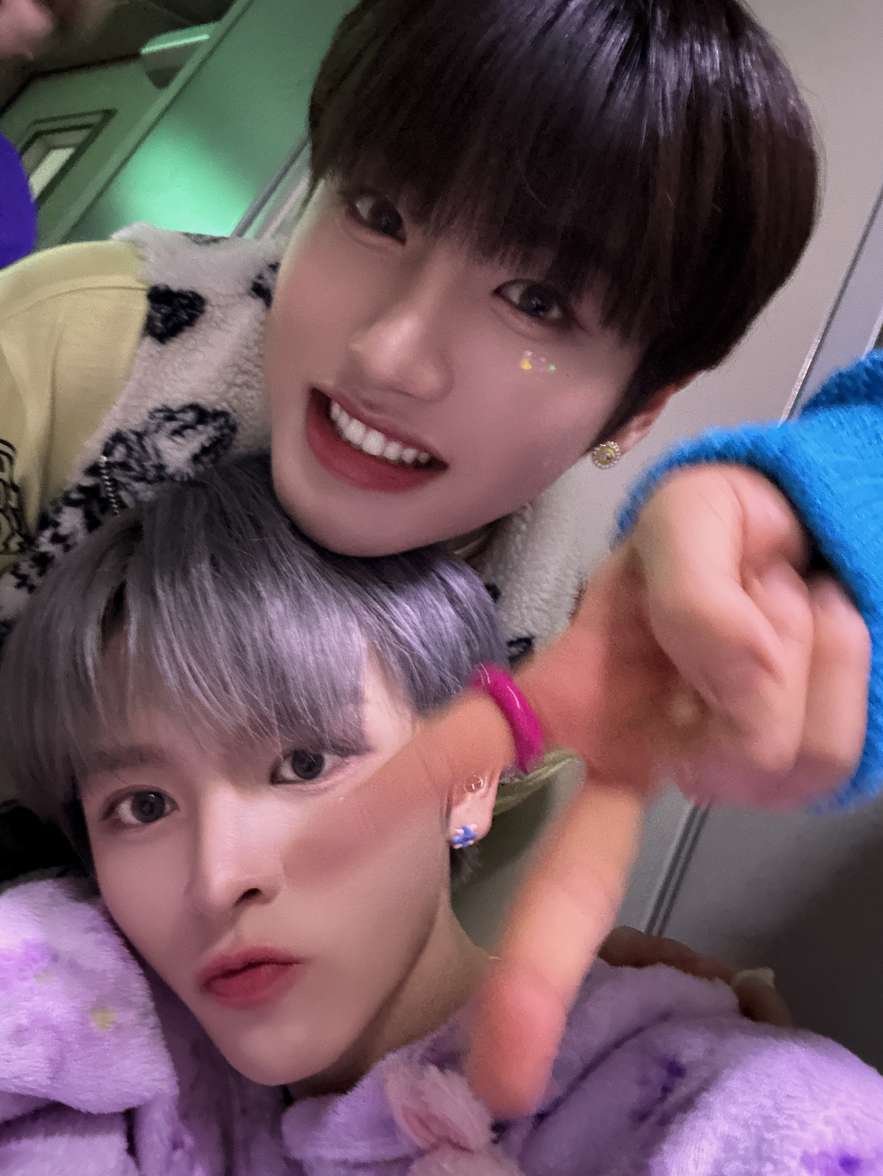 Momen yang diabadikan oleh penggemar Huiwon (n.SSign)