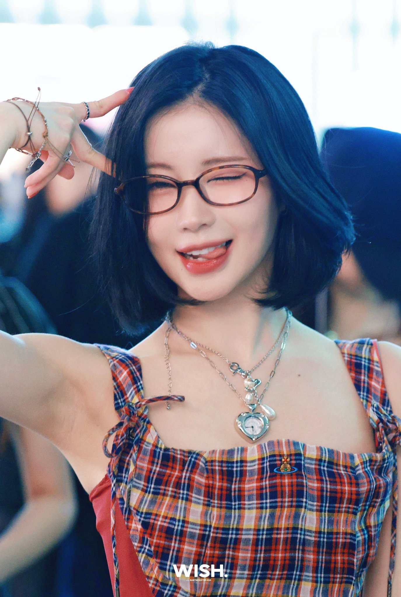 Recent activity shot of Asa (BABYMONSTER)