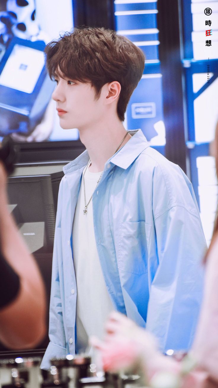 Recent activity shot of Wang Yibo