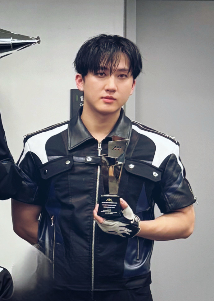 Recent activity shot of Changbin (Stray Kids)